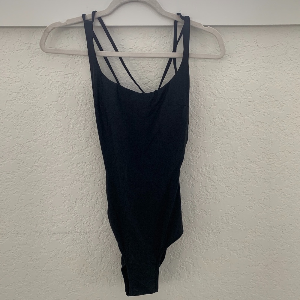 Albion Black One Piece Swim Suit